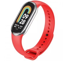Силіконовий ремінець для Xiaomi Mi Band 8/9 Червоний / Dark Red