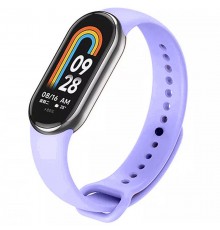 Силіконовий ремінець для Xiaomi Mi Band 8/9/10 Бузковий / Elegant Purple