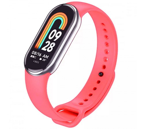 Силіконовий ремінець для Xiaomi Mi Band 8/9 Рожевий / Hot Pink Силіконовий ремінець для Xiaomi Mi Band 8/9 Рожевий / Hot Pink