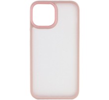 TPU+PC чохол Metal Buttons для Apple iPhone 15 (6.1") Рожевий