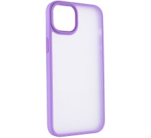 TPU+PC чохол Metal Buttons для Apple iPhone 15 (6.1") Бузковий