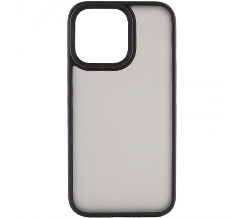 TPU+PC чохол Metal Buttons для Apple iPhone 15 (6.1") Чорний