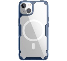 TPU чохол Nillkin Nature Pro Magnetic для Apple iPhone 15 (6.1") Синій (прозорий)