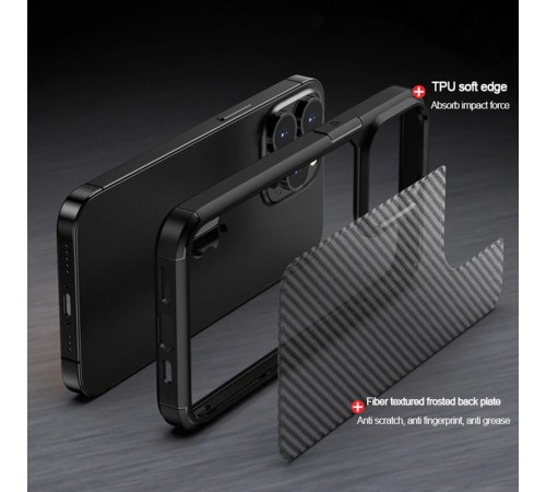 Чохол TPU+PC Line для Apple iPhone 15 Pro (6.1") Black Чохол TPU+PC Line для Apple iPhone 15 Pro (6.1") Black