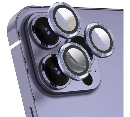 Захисне скло Metal Classic на камеру (у упак.) для Apple iPhone 15 Pro (6.1") / 15 Pro Max (6.7") Блакитний / Light Blue Захисне скло Metal Classic на камеру (у упак.) для Apple iPhone 15 Pro (6.1") / 15 Pro Max (6.7") Блакитний / Light Blue