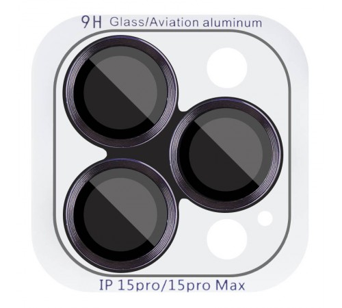 Захисне скло Metal Classic на камеру (у упак.) для Apple iPhone 15 Pro (6.1") / 15 Pro Max (6.7") Чорний / Black Захисне скло Metal Classic на камеру (у упак.) для Apple iPhone 15 Pro (6.1") / 15 Pro Max (6.7") Чорний / Black