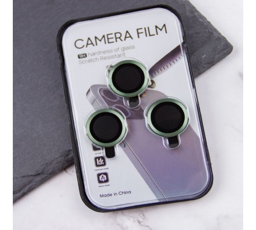 Захисне скло Metal Classic на камеру (у упак.) для Apple iPhone 15 Pro (6.1") / 15 Pro Max (6.7") Зелений / Dark green Захисне скло Metal Classic на камеру (у упак.) для Apple iPhone 15 Pro (6.1") / 15 Pro Max (6.7") Зелений / Dark green