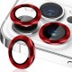 Захисне скло Metal Classic на камеру (у упак.) для Apple iPhone 15 Pro (6.1") / 15 Pro Max (6.7") Червоний / Red