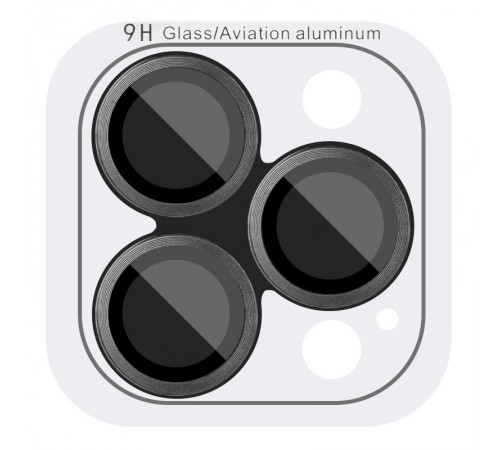 Захисне скло Metal Classic на камеру (у упак.) для Apple iPhone 15 Pro (6.1") / 15 Pro Max (6.7") Темно-Сірий / Graphite Захисне скло Metal Classic на камеру (у упак.) для Apple iPhone 15 Pro (6.1") / 15 Pro Max (6.7") Темно-Сірий / Graphite