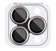 Захисне скло Metal Classic на камеру (в упак.) для Apple iPhone 15 Pro (6.1") / 15 Pro Max (6.7") Сірий / Titanium Gray