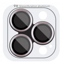 Захисне скло Metal Classic на камеру (в упак.) для Apple iPhone 15 Pro (6.1") / 15 Pro Max (6.7") Сірий / Titanium Gray
