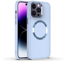 TPU чохол Bonbon Metal Style with MagSafe для OnePlus 10 Pro Блакитний / Mist Blue
