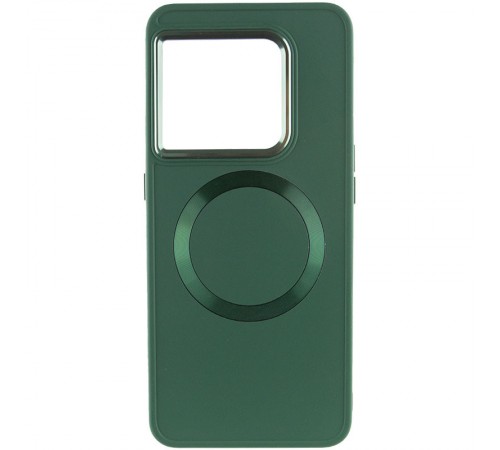 TPU чохол Bonbon Metal Style with MagSafe для OnePlus 10 Pro Зелений / Army Green TPU чохол Bonbon Metal Style with MagSafe для OnePlus 10 Pro Зелений / Army Green