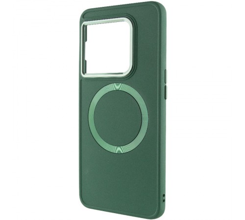 TPU чохол Bonbon Metal Style with MagSafe для OnePlus 10 Pro Зелений / Army Green TPU чохол Bonbon Metal Style with MagSafe для OnePlus 10 Pro Зелений / Army Green