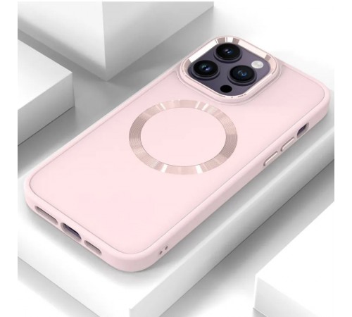 TPU чохол Bonbon Metal Style with MagSafe для OnePlus 10 Pro Рожевий / Light Pink TPU чохол Bonbon Metal Style with MagSafe для OnePlus 10 Pro Рожевий / Light Pink