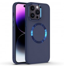 TPU чохол Bonbon Metal Style with MagSafe для OnePlus 10 Pro Синій / Cosmos Blue