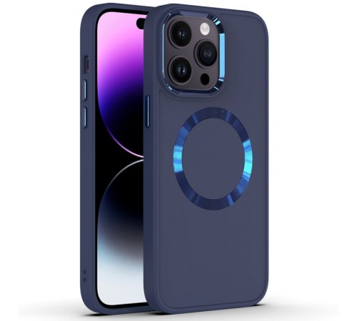 TPU чохол Bonbon Metal Style with MagSafe для OnePlus 10 Pro Синій / Cosmos Blue TPU чохол Bonbon Metal Style with MagSafe для OnePlus 10 Pro Синій / Cosmos Blue