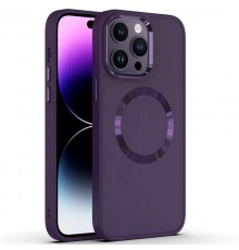 TPU чохол Bonbon Metal Style with MagSafe для OnePlus 10 Pro Фіолетовий / Dark Purple