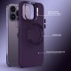 TPU чохол Bonbon Metal Style with MagSafe для OnePlus 10 Pro Фіолетовий / Dark Purple