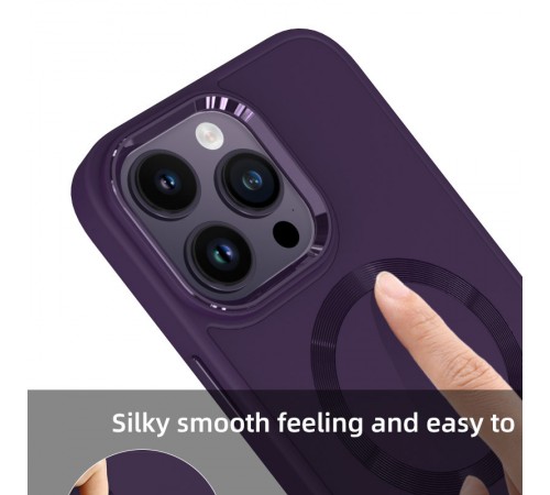TPU чохол Bonbon Metal Style with MagSafe для OnePlus 10 Pro Фіолетовий / Dark Purple TPU чохол Bonbon Metal Style with MagSafe для OnePlus 10 Pro Фіолетовий / Dark Purple