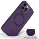 TPU чохол Bonbon Metal Style with MagSafe для OnePlus 10 Pro Фіолетовий / Dark Purple