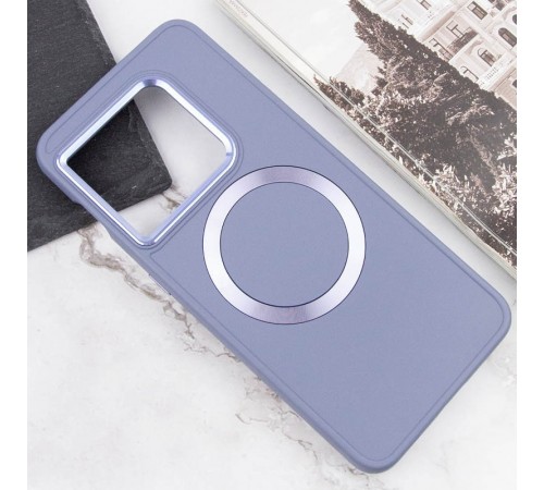 TPU чохол Bonbon Metal Style with MagSafe для OnePlus 10 Pro Сірий / Lavender TPU чохол Bonbon Metal Style with MagSafe для OnePlus 10 Pro Сірий / Lavender