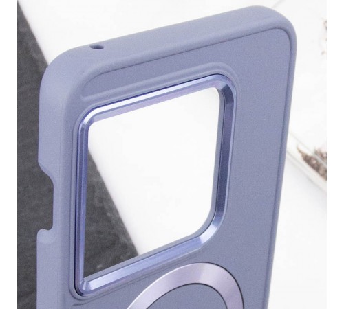 TPU чохол Bonbon Metal Style with MagSafe для OnePlus 10 Pro Сірий / Lavender TPU чохол Bonbon Metal Style with MagSafe для OnePlus 10 Pro Сірий / Lavender