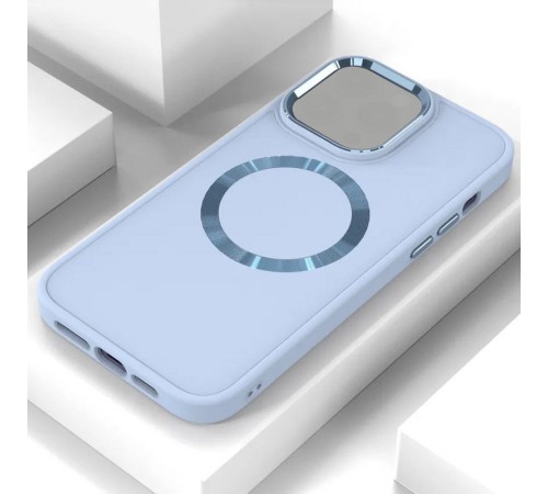 TPU чохол Bonbon Metal Style with MagSafe для OnePlus 9 Блакитний / Mist Blue TPU чохол Bonbon Metal Style with MagSafe для OnePlus 9 Блакитний / Mist Blue