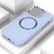 TPU чохол Bonbon Metal Style with MagSafe для OnePlus 9 Блакитний / Mist Blue