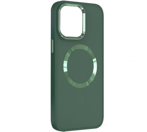 TPU чохол Bonbon Metal Style with MagSafe для OnePlus 9 Зелений / Pine green TPU чохол Bonbon Metal Style with MagSafe для OnePlus 9 Зелений / Pine green