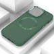 TPU чохол Bonbon Metal Style with MagSafe для OnePlus 9 Зелений / Pine green