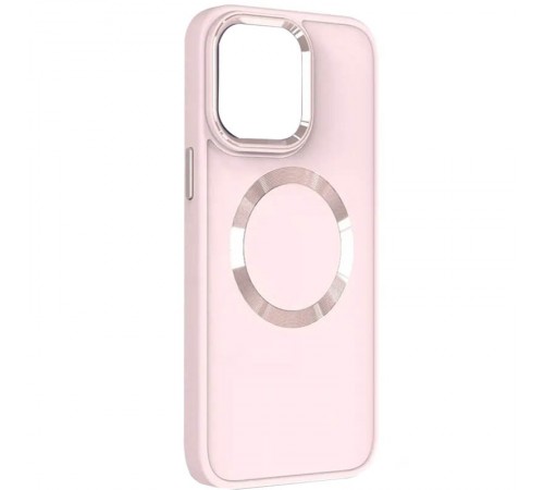 TPU чохол Bonbon Metal Style with MagSafe для OnePlus 9 Рожевий / Light Pink TPU чохол Bonbon Metal Style with MagSafe для OnePlus 9 Рожевий / Light Pink