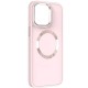 TPU чохол Bonbon Metal Style with MagSafe для OnePlus 9 Рожевий / Light Pink