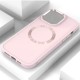 TPU чохол Bonbon Metal Style with MagSafe для OnePlus 9 Рожевий / Light Pink