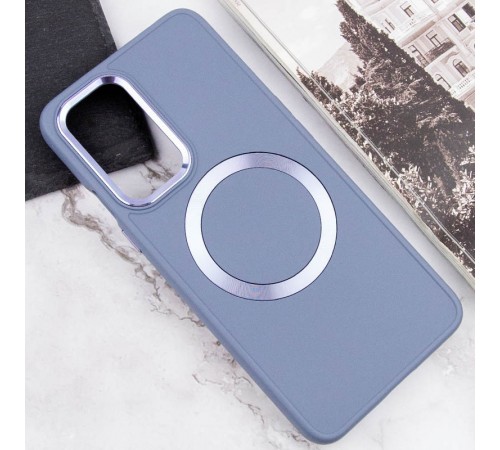 TPU чохол Bonbon Metal Style with MagSafe для OnePlus 9 Сірий / Lavender TPU чохол Bonbon Metal Style with MagSafe для OnePlus 9 Сірий / Lavender