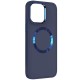 TPU чохол Bonbon Metal Style with MagSafe для OnePlus 9 Синій / Cosmos Blue