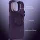 TPU чохол Bonbon Metal Style with MagSafe для OnePlus 9 Фіолетовий / Dark Purple
