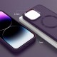 TPU чохол Bonbon Metal Style with MagSafe для OnePlus 9 Фіолетовий / Dark Purple