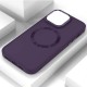 TPU чохол Bonbon Metal Style with MagSafe для OnePlus 9 Фіолетовий / Dark Purple
