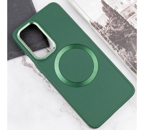 TPU чохол Bonbon Metal Style with MagSafe для OnePlus 9 Pro Зелений / Army Green TPU чохол Bonbon Metal Style with MagSafe для OnePlus 9 Pro Зелений / Army Green