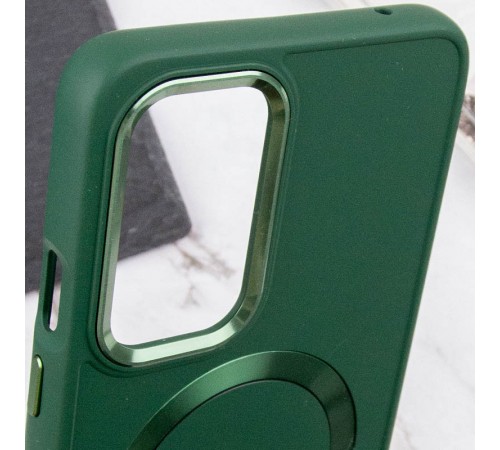 TPU чохол Bonbon Metal Style with MagSafe для OnePlus 9 Pro Зелений / Army Green TPU чохол Bonbon Metal Style with MagSafe для OnePlus 9 Pro Зелений / Army Green