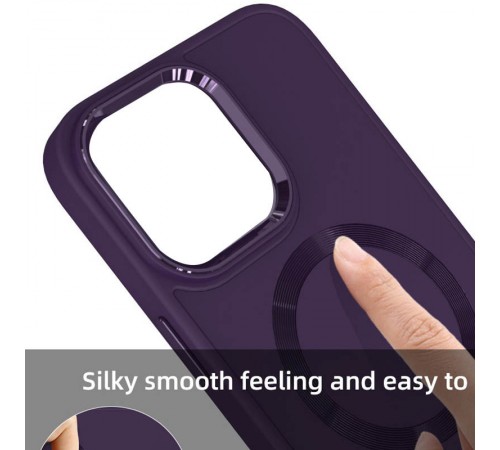 TPU чохол Bonbon Metal Style with MagSafe для OnePlus 9 Pro Фіолетовий / Dark Purple TPU чохол Bonbon Metal Style with MagSafe для OnePlus 9 Pro Фіолетовий / Dark Purple