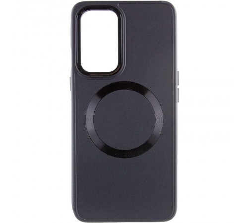 TPU чохол Bonbon Metal Style with MagSafe для OnePlus 9 Pro Чорний / Black TPU чохол Bonbon Metal Style with MagSafe для OnePlus 9 Pro Чорний / Black