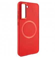 TPU чохол Bonbon Metal Style with MagSafe для Samsung Galaxy S22+ Червоний / Red