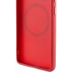 TPU чохол Bonbon Metal Style with MagSafe для Samsung Galaxy S22+ Червоний / Red