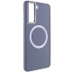 TPU чохол Bonbon Metal Style with MagSafe для Samsung Galaxy S22+ Сірий / Lavender