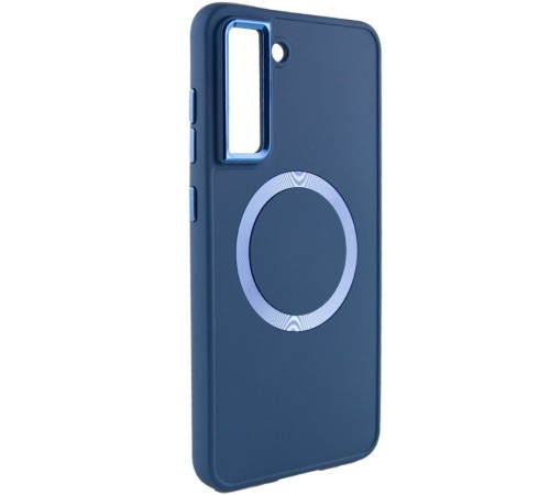 TPU чохол Bonbon Metal Style with MagSafe для Samsung Galaxy S22+ Синій / Cosmos Blue TPU чохол Bonbon Metal Style with MagSafe для Samsung Galaxy S22+ Синій / Cosmos Blue