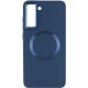 TPU чохол Bonbon Metal Style with MagSafe для Samsung Galaxy S22+ Синій / Cosmos Blue