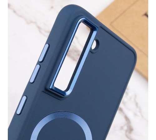 TPU чохол Bonbon Metal Style with MagSafe для Samsung Galaxy S22+ Синій / Cosmos Blue TPU чохол Bonbon Metal Style with MagSafe для Samsung Galaxy S22+ Синій / Cosmos Blue
