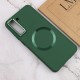 TPU чохол Bonbon Metal Style with MagSafe для Samsung Galaxy S22+ Зелений / Army Green